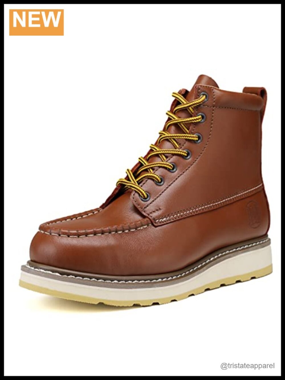 Full Grain Leather Soft Toe Slip Resistant Work Boot Ankle High